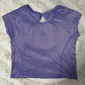 Lululemon Sweaty or Not Crop Tee